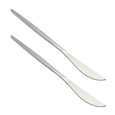 Abella 霧面銀色兒童餐刀, 單一顏色