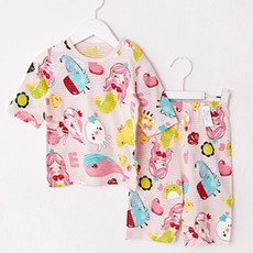 Uni FRIend 童款小美人魚圖案7分袖上衣長褲組