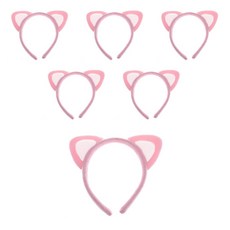 LivingDA 貓咪髮箍, 嬰兒粉, 6個