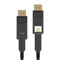 넥스트링크 넥스트 디스플레이포트 분리형 광케이블 1.4 8K -DP20AOC-DD, 1개, 20m