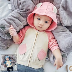 The Sun Above The Cloud 孩童連帽拉鍊外套