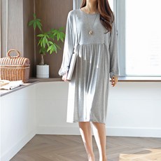 Eomjjang 褶皺哺乳連身裙