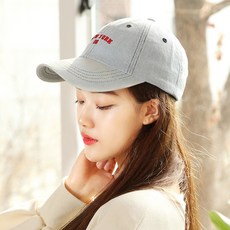 웨스트무브 데님 워싱 남녀공용 볼캡 뉴욕08