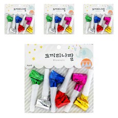 PARTYSHOW 派對大象喇叭 6款, 混合顏色, 4套