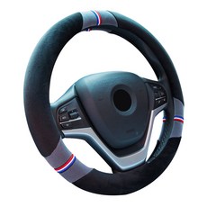 퀸라이프 겨울 초극세사 핸들 커버 QL906, 그레이