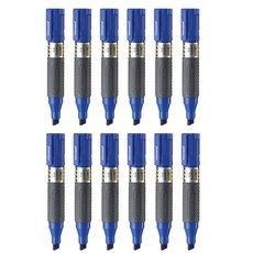 MONAMI 慕那美 PLUS魔術油性筆, 藍色, 12個