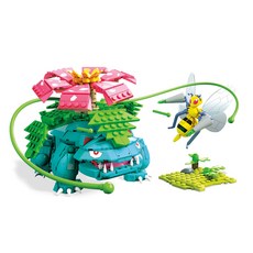 MEGACONSTRUX 寶可夢 妙蛙花及大針蜂樂高, 混色