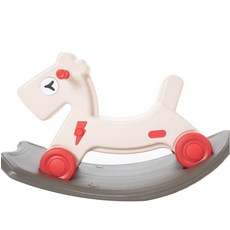 맘앤리틀 흔들말 붕붕이 완구, 베이비핑크, 1개