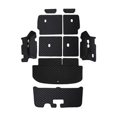 메이튼 트렁크매트 풀커버세트, 팰리세이드 8인승 수동폴딩, 블랙