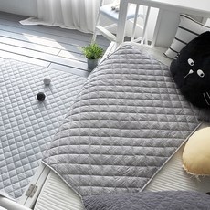 PRIELLE 孩童用Monoline棉質絎縫防水薄墊, 7號, 1入