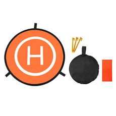 젤존 無人機雙面起降坪 55cm, 正面: 橘色 + 背面: 藍色, 1個