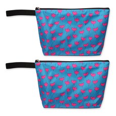 可愛的 Eco Nordic st 名稱標籤餐盤防水袋 2p, 鬱金香款