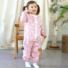 bebe chouette 兔子圖案長袖連身防水褲, 混色