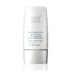 MANS SKIN UV Guard 50溫和護理防曬霜 SPF50+ PA+++, 45ml, 1瓶