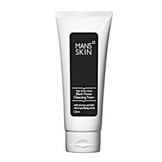 MANS SKIN 高性能黑色強力潔面泡沫, 125ml, 1入
