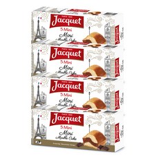 Jacquet 迷你巧克力大理石蛋糕 5入, 135g, 4盒