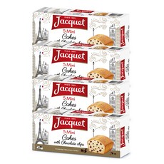 Jacquet 迷你巧克力豆蛋糕 5入, 150g, 4盒