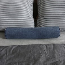 pomete 忠武絎縫圓筒蕎麥頸椎枕, 海軍藍