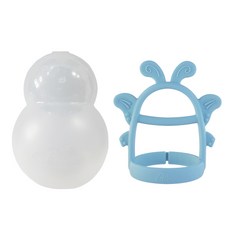 AGAFURA 蝴蝶造型固齒器+收納盒, 藍色(含收納盒)