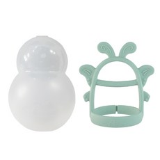 AGAFURA 蝴蝶造型固齒器+收納盒, 薄荷綠(含收納盒)