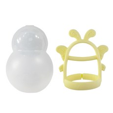 AGAFURA 蝴蝶造型固齒器+收納盒, 黃色(含收納盒)