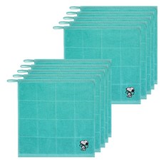 Songwol 松月 史努比彩帶環手巾, 玉, 10個