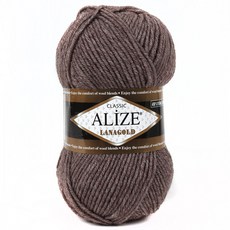 alize Lanagold系列編織毛線, 240 棕色