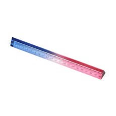 팬시아 아크릴 삼각자 20cm, 혼합색상, 1개
