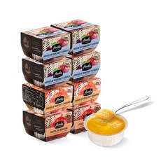 Anela 鮮果泥 8入組, 蘋果口味+胡蘿蔔口味+李子口味, 1組