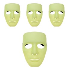 LivingDA 造型面具 4入, 氖