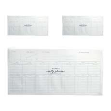 DBD DESIGN Moment 週計畫本 3入, 混合色