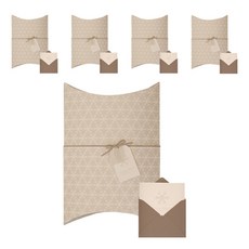 DBD DESIGN Village 禮物包裝盒 220 x 305 mm, 雪, 5個