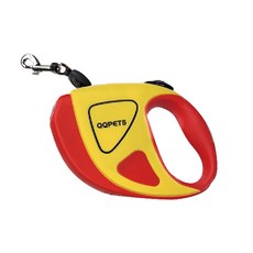 유앤펫 LED 불사신 자동 리드줄, 옐로우, 1개