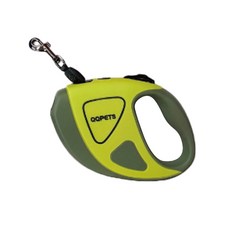 유앤펫 LED 불사신 자동 리드줄, 그린, 1개