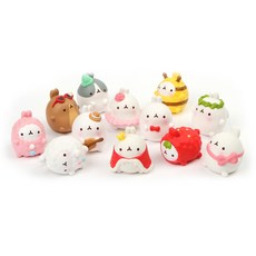 萌浪兔MOLANG 迷你公仔扮裝Vol2 12件組, 1組