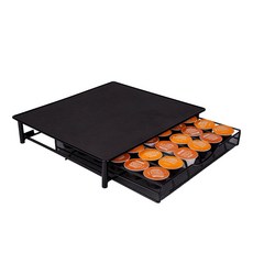 NESCAFE 雀巢咖啡 Dolce Gusto 抽屜式36格膠囊咖啡收納架, 黑色, 1組