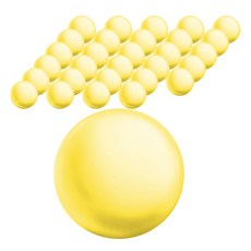 Bebein 嬰兒球池 60p, 鮮豔黃