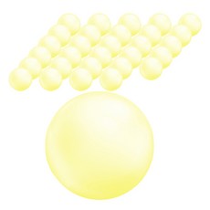 Bebein 嬰兒球池 60p, 粉彩黃