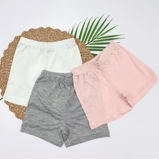 woojooi 女童四角涼感安全褲3件組