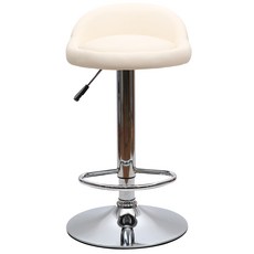 GAGU FEELING 素色高腳椅, 象牙白, 1張