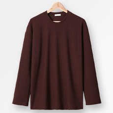 단군 남성용 링클프리 오버핏 컬러 긴소매 티셔츠