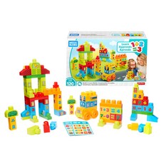 MEGA BLOKS 美高 積木學習遊戲 120片, 混色