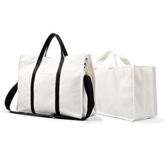 FLOWBEBE 尿布托特包 + 內袋, 象牙白, 1組