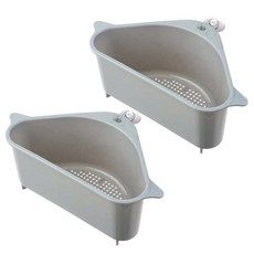 MONACO OLIVE 廚餘一次性分離水槽瀝水籃 2入, 灰色, 2個