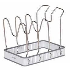 HANSSEM 3層煎鍋放置架, 白色的