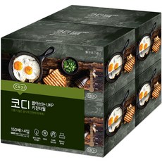CODI UKP紙漿抽取式廚房紙巾, 150張, 4盒