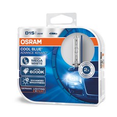 OSRAM 歐司朗 汽車 HID Advance 氙氣燈 6000K CBA 2入, 冷藍色, 1套