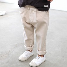 CHOCOMONG 兒童棉製直筒長褲