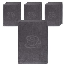 Cafe Haengju Shiraz Living 長版咖啡廳抹布 炭灰色, 10個