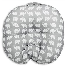 boppy 防溢奶印花靠墊, Elephant Love Gray